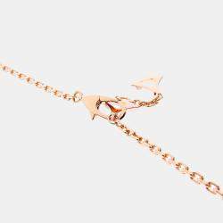 Pre Owned Bvlgari Divas' Dream 18K Rose Gold Diamond Multi Stone Necklace