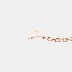 Pre Owned Bvlgari Divas' Dream 18K Rose Gold Diamond Multi Stone Necklace
