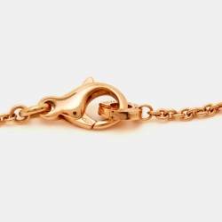 Bvlgari Bvlgari Onyx Mother of Pearl Diamond 18k Rose Gold Necklace