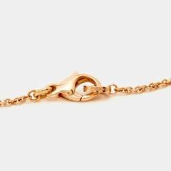 Bvlgari Bvlgari Onyx Mother of Pearl Diamond 18k Rose Gold Necklace