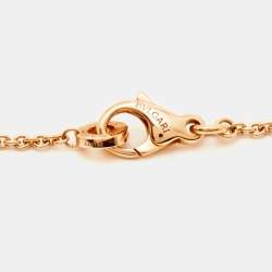 Bvlgari Bvlgari Onyx Mother of Pearl Diamond 18k Rose Gold Necklace