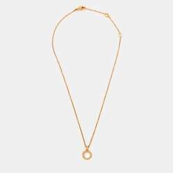 Bvlgari Bvlgari Onyx Mother of Pearl Diamond 18k Rose Gold Necklace