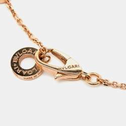 Bvlgari Divas' Dream Turquoise Diamond 18k Rose Gold Necklace