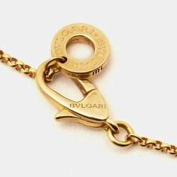 Bvlgari Onyx 18K Yellow Gold Charm Bracelet ML