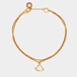 Bvlgari Divas' Dream Mother of Pearl 18k Rose Gold Bracelet