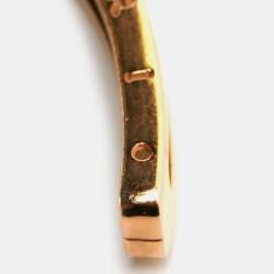 Bvlgari B.Zero1 18k Rose Gold Stainless Steel Open Cuff Bracelet M/L