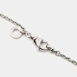 Bvlgari B.Zero1 18k White Gold Pendant Necklace