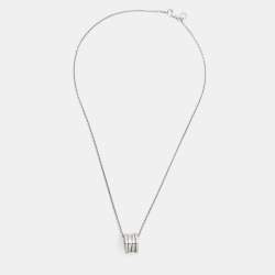 Bvlgari B.Zero1 18k White Gold Pendant Necklace