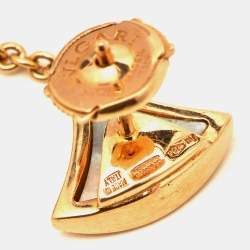 Bvlgari Divas' Dream Onyx Mother of Pearl 18k Rose Gold Dangle Earrings