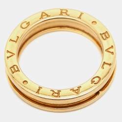 Pre Owned Bvlgari B.Zero1 1-Band 18k Yellow Gold Ring Size 55