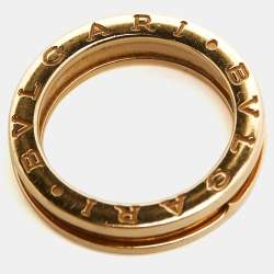 Pre Owned Bvlgari B.Zero1 1-Band 18k Yellow Gold Ring Size 55
