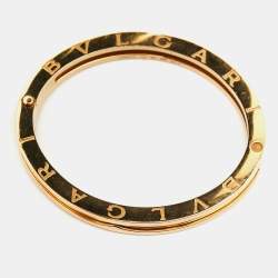 Pre Owned Bvlgari B.Zero1 18k Yellow Gold Bracelet M