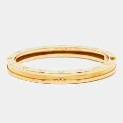 Pre Owned Bvlgari B.Zero1 18k Yellow Gold Bracelet M