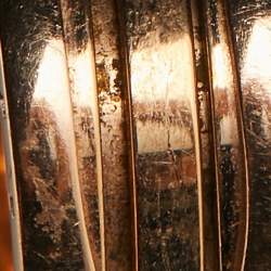 Pre Owned Bvlgari B.Zero1 18k Rose Gold Ring Size 53