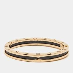 Bvlgari B.Zero1 Ceramic 18k Rose Gold Bracelet M