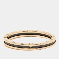 Bvlgari B.Zero1 Ceramic 18k Rose Gold Bracelet M