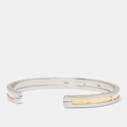 Pre Owned Bvlgari B.Zero1 18k Rose Gold Stainless Steel Bracelet SM