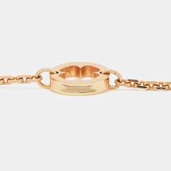 Pre Owned Bvlgari Fiorever Diamonds 18k Rose Gold Necklace