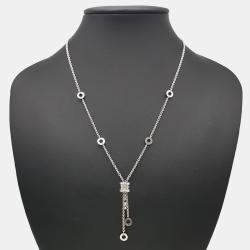 Pre Owned Bulgari white gold B.Zero1 Lavalier Necklace