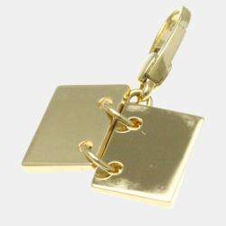 Bvlgari 18K Yellow Gold Memo Charm 