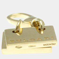Bvlgari 18K Yellow Gold Memo Charm 
