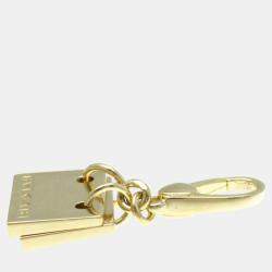 Bvlgari 18K Yellow Gold Memo Charm 