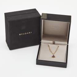 Pre Owned Bvlgari Divas' Dream Lapis Lazuli 18k Rose Gold Bracelet SM