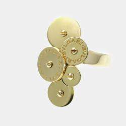Bvlgari 18K Yellow Gold Cicladi Band Ring EU 51
