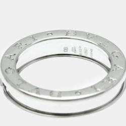Bvlgari 18K White Gold B.Zero1 Band Ring EU 50