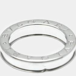 Bvlgari 18K White Gold B.Zero1 Band Ring EU 50