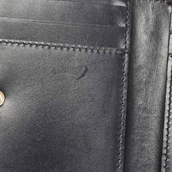 Pre Owned Bvlgari Black Leather B.Zero1 Card Holder