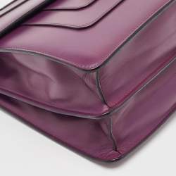 Pre Owned حقيبة كتف بلغاري فوريفر سيربينتي جلد خضراء كبيرة  