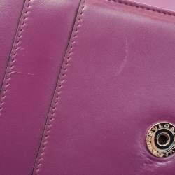 Pre Owned حقيبة كتف بلغاري فوريفر سيربينتي جلد خضراء كبيرة  