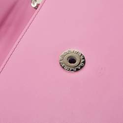 Pre Owned حقيبة كتف بلغاري سبرينتي صغيرة جلد و ستينغراي وردي