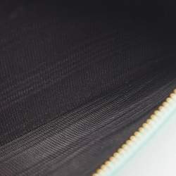 Pre Owned Bvlgari Turquoise Green Leather Serpenti Forever Maxi Chain Bag