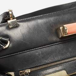 Pre Owned Bvlgari Black Patent and Leather Isabella Rossellini Tote