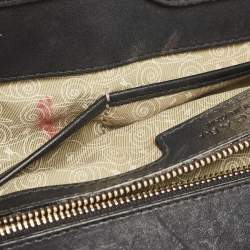 Pre Owned Bvlgari Black Patent and Leather Isabella Rossellini Tote