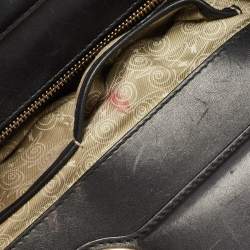 Pre Owned Bvlgari Black Patent and Leather Isabella Rossellini Tote
