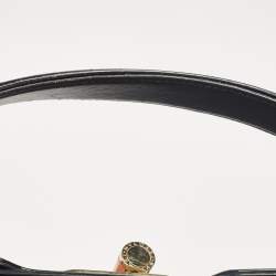 Pre Owned Bvlgari Black Patent and Leather Isabella Rossellini Tote