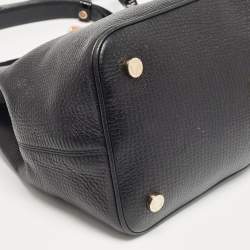 Pre Owned Bvlgari Black Patent and Leather Isabella Rossellini Tote