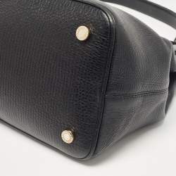 Pre Owned Bvlgari Black Patent and Leather Isabella Rossellini Tote