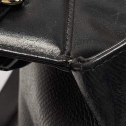 Pre Owned Bvlgari Black Patent and Leather Isabella Rossellini Tote