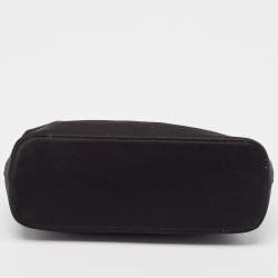 Bvlgari Black Satin Mini Isabella Rossellini Top Handle Bag
