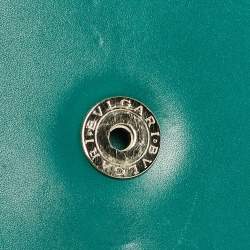 Pre Owned Bvlgari Green Leather Small Serpenti Forever Top Handle Bag