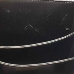 Bvlgari Silver/Beige Karung Leather Small Serpenti Forever Top Handle Bag