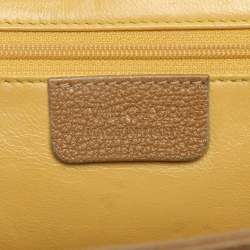 Bvlgari Beige Leather Chandra Shoulder Bag