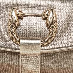 مملوكة مسبقًا Bvlgari Metallic Leather Leoni Shoulder Bag