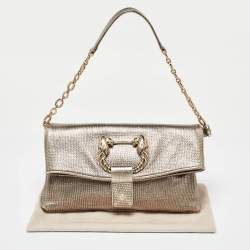 مملوكة مسبقًا Bvlgari Metallic Leather Leoni Shoulder Bag
