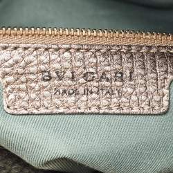 مملوكة مسبقًا Bvlgari Metallic Leather Leoni Shoulder Bag