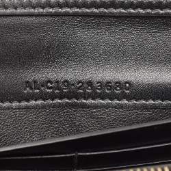 Pre Owned Bvlgari Green Patent Leather Serpenti Forever Wallet On Chain